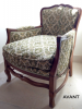 Bergère style Louis XV "rustique"