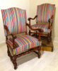 Paire de fauteuils de style Louis XIII